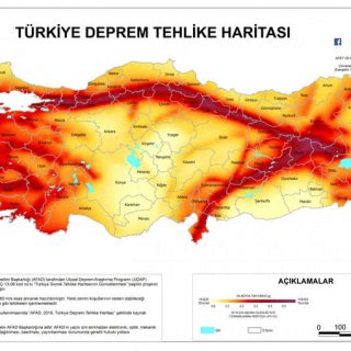 G-TDTH-2018-HARITA yeni deprem yönetmeliği haritası