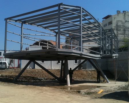 Kadıköy Hasanpaşa Gazhane Projesi yeni çelik bina