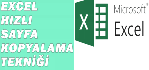 excel sayfa kopyalama ctrl ile pratik ve hızlı yöntemi