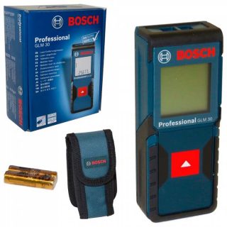 bosch profesyonel glm 30 mesafe ölçer kutu içeriği