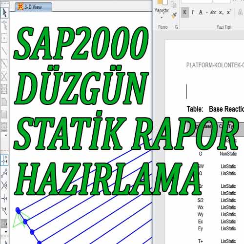 sap2000 to microsoft word