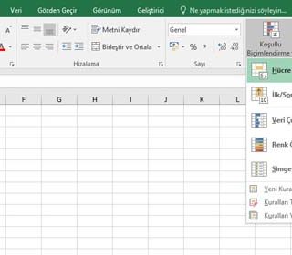 Excel yinelenen değerleri tespit etme ve mükerrer kayıtları bulma.