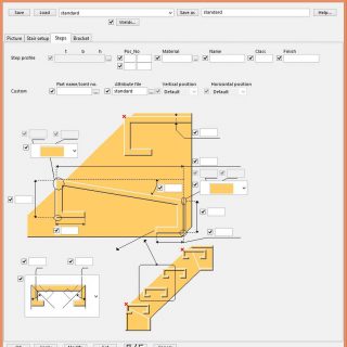 tekla structures makro merdiven çizimi