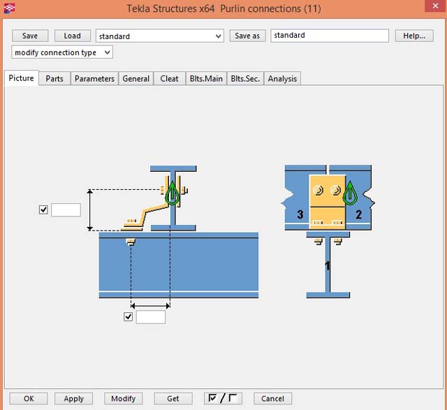 Tekla IPE Profil Aşık Tutucu Bağlantısı Yapımı (XSteel Makro)